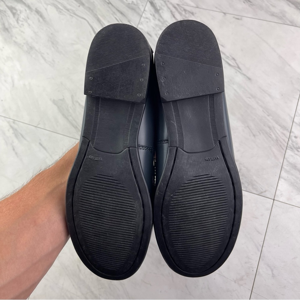 Eastland Classic II Women’s 7.5 Blue Leather Moccasin Penny Loafers Slip On Shoe - Picture 9 of 13